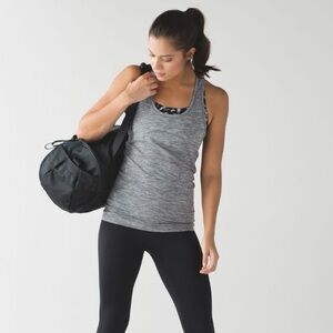 Lululemon Swiftly Tech Racerback Heathered Gray Size 2